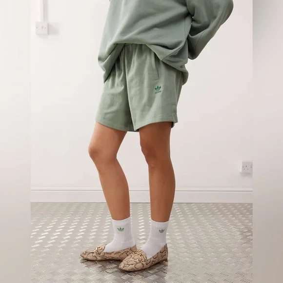 adidas Shorts Adidas Originals Essentials Green Blue Thick